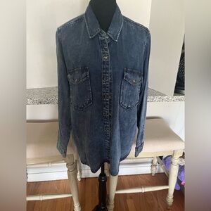 Thread & Supply Denim Button-Up Shirt